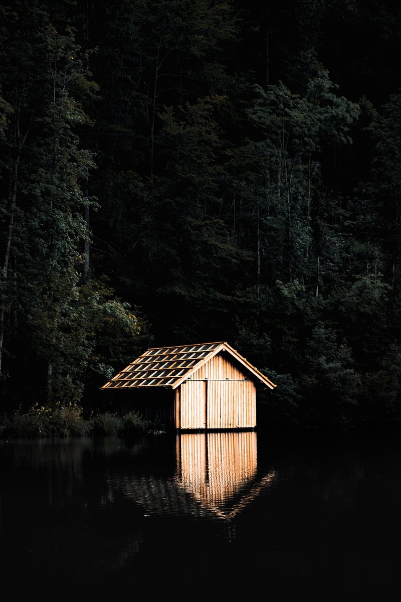 Fairy Tale Cabin in Forest